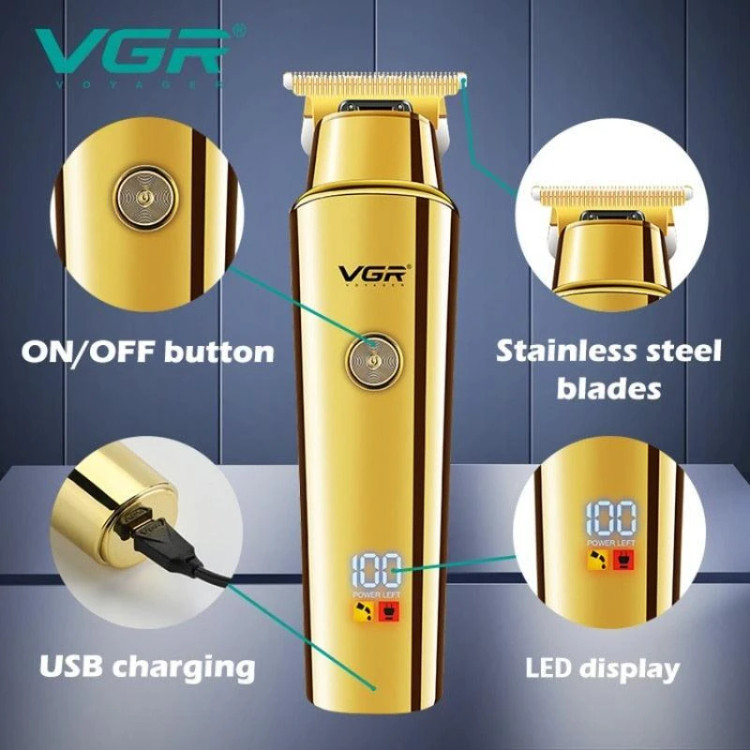ماشین اصلاح وی جی آر مدل VGR937 با تکنولوژی برش مستقیم و ضد آب